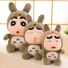 BAZA 극장판 토토로 옷 입은 짱구 대형 인형 3종 40-100cm, 1번, 50cm