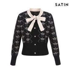 샤틴 왕관패턴 디자인 가디건 O203T962 11