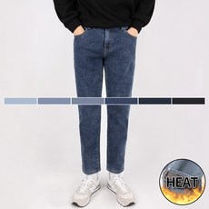 엔케이아울렛 NK브릭D기모밴딩워싱청바지 남자 겨울 편안한 데님팬츠 히든밴딩 슬림핏 스탠다드 빅사이즈