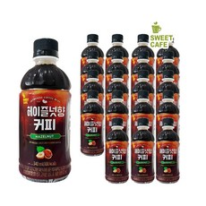 스위트카페 웰그린 헤이즐넛향커피 340ml 1박스 20개입 페트편의점커피