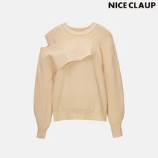 나이스클랍(ADD) 어깨 트임 니트 풀오버 A221PWK207 63319