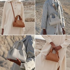 AIRASI 여성 토트백 숄더백 고급스러움 데일리백 프렌치 여름 우디백 손목 사각형 오피스룩 보조가방