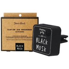 John's Blend 車用芳香劑, 夾在冷氣出風口, 黑麝香, 1個