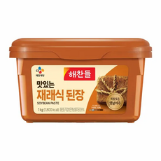 해찬들 재래식 된장, 3kg, 2개