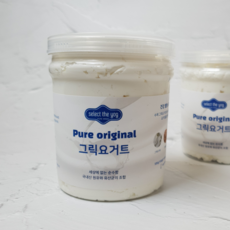 대용량500g 셀렉더요그 떠먹는 수제그릭요거트 (플레인/무가당), 500g, 1개