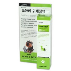 쏘아베 귀 세정제 120ml.더 케이 펫, 6팩, 120ml