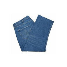 269125 리바이스 501 44W x 28L Cropped Raw Frayed Hem 주름 Front 데님 진