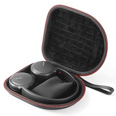[독일] 611274 Hard Case for Sony WH-CH500 Sony MDR-ZX330BT Wireless Bluetooth Headphones Travel Bag, Schwarz Schwarzes Futter