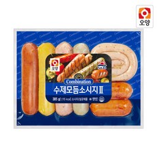 사조오양 수제 모듬 소시지 385g 냉동 x 12개/캠핑 고기집 업소용, 상세페이지 참조, 12개, 상세페이지 참조