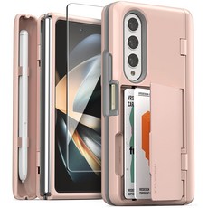 [VRS] Galaxy Z Fold4 5G 대응 케이스 내충격 S펜 수납 스트랩 홀 부착 힌지 보호 스마트폰 케이스 커버
