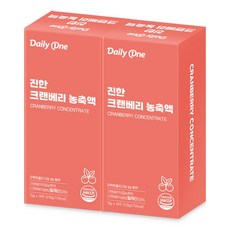 데일리원 진한 크랜베리 농축액, 2개, 210g