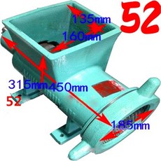 220V/50Hz 52 상업용 전기 대형 분쇄기 치킨 뼈 생선 돼지 고기 분쇄기 엔진없이 구운 쇠고기 엔진 고기 분쇄기