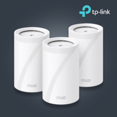 티피링크 Deco BE65 (3팩) BE11000 통합 홈 메시 Wi-Fi 7시스템, 3개