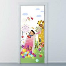 어린이집현관시트지