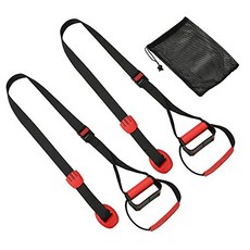 Sovyime 남자 홈트레이닝기구 팔운동 허리 영국배송 metaB올 바디몸무게 Ftness ResstanCe Traner 키트 Push Up 바 Straps Do Pu up 바 AnCh Pont Com애완동물e 바디 Wkouts V2-92652, 단일옵션