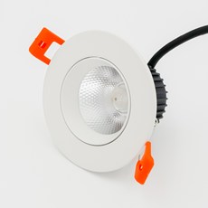 EL-9161 LED 3인치 원형 다운라이트 매입등 무토 COB 할로겐 8W, 화이트, 주광색(6000K)