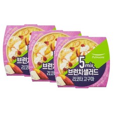 풀무원 5mix브런치샐러드 리코타 고구마 (200g) [맛있는] [간편식], 3개, 200g