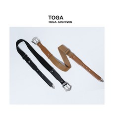 일본 토가 TOGA TOO 가죽 벨트 패션 벨트 남여공용 2컬러 LEATHER NYLON BELT