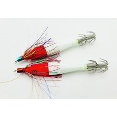 요즈리 틴셀 A1464 3호 L1 주꾸미 갑오징어 한치, 3.0호 고추장, 2개, 9g