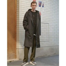 질스튜어트뉴욕 맨 19FW 질스튜어트뉴욕 남성 JNCO9D631BK 블랙 리처드 헤인즈 일러스트 롱 코트_L1I8