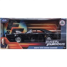 JADA 분노의질주 돔의 1970 Dodge Charger 23023 자동차모형, 1개