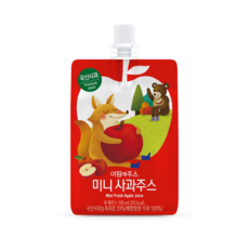 아침에주스 미니 사과 주스, 100ml, 30개 30개, 100ml