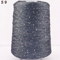 라라뜨개 글리터 팬시 원사 스팽글 핸드 크로셰 실 뜨게 의류 바느질 500G, 40) 59, 59