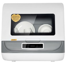 무설치식기세척기 식세기 컵 세척기 식기 무설치 소형 텀블러 미니 가정용 220v 데스크탑 소독 스토리지 캐비닛 접시 건조기 설치없이 자동, 하얀