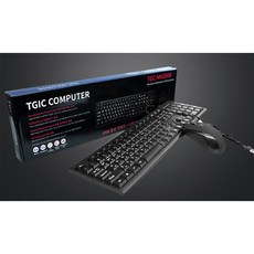 TGIC TGC-MK2000 초저가 유선 키보드마우스세트