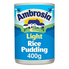 Ambrosia 암브로시아 크림드 라이스 푸딩 400g 4캔 로우팻 라이트 Low Fat Rice Pudding 400G, 4개