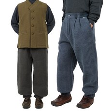 단아한의 남성 생활한복 계량한복 개량한복 방한 누빔 기모 바지 하의 팬츠 2color / 동영누빔팬츠