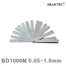 블루텍 두께게이지 BD1000M 0.05-1.0mm 20매 1 000mm (1EA), 본상품 선택