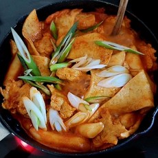 친구들떡볶이 육수와 어묵 듬뿍 2인분 990g 맵기 3종 선택가능, 국물순한맛