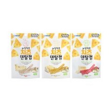 포켄스 강아지 과일먹은 치즈덴탈껌 100g x 3종, 사과+딸기+바나나, 2세트