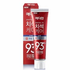 메디안 치석케어 구취제거 치약, 90g, 5개