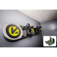 StoreYourBoard 스노우 보드 디스플레이 랙 Naked Wall Rack Black, 단일옵션