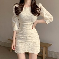 레이스철릭원피스