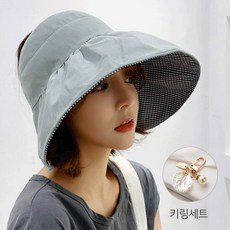 [사은품세트] 데이즈원 여성 모자 자외선 햇빛차단 여자 여름 썬캡 벨크로 벙거지