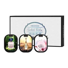 휴대용 파인 솔리드 향수 세트 데오도란트 메이크업 개인 라벨, [01] 3pcs perfume, 1개