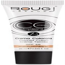 Rougj CC 크림 코 렉팅 컬러 7 in 1 틴티드 크림 25ml-쉐이드 : 미디엄 / 다크, 단일상품