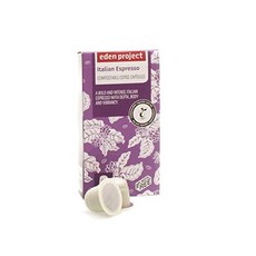 ITALIAN COFFEE FOR ESPRESSO LOVERS 더 Eden 프로ject Plastic Free 네스프레소 호환 커피캡슐 이탈리아 에스프레소 퇴비화 가능 생분해 가능 기후 중립 100-53514, 03.100, 단일옵션