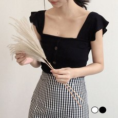 여자반팔단추모시내의