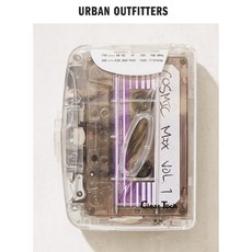 빈티지 카세트 테이프 Urban Outfitters 워크맨 플레이어 아이디어 신모델, clear 100 - 어반아웃피터스cd플레이어