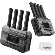 Acc순 씨네뷰 HE 멀티스펙트럼 무선 비디오 이미지 송신기 및 수신기 HDMI 입력 HDMIUVC 출력 이중 전송 2.4GHz5GHz 최대 1200ft350m, 1개
