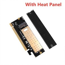 [해외] M.2PCIE X16 어댑터 카드 PCIEM. 2 변환 어댑터 NVME SSD 어댑터 M2 M 키 인터페이스 PCI EXPRESS 3.0X4 22302280 크기, 옐로우
