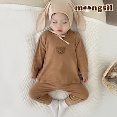 몽실이 뽀글곰 골지 배앓이방지 실내복