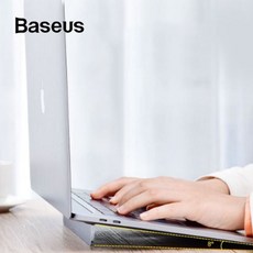 사계 베이스어스 페이퍼리 노트북 받침 접이식 메탈 /a6B85C5 club:Q 탑거치대+ &DSY S9J/B4, 백to, 그레이_bt