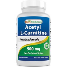 아세틸 엘 카르니틴 효능 500mg 120캡슐 Best Naturals, [01] 120개(1팩), 1개, 120정