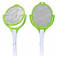 보성테크 모기퇴치기 360도 회전 전기모기채 F2 전기 파리채 (건전지 교체형)