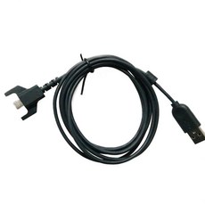 내구성 PVC USB 충전 케이블 1 피스 마우스 케이블 와이어 G900 G903 G703 G Pro Wireless Gaming Mouse Cable 용 호환 가능 검은색
